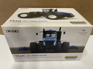 1/64 New Holland T9.615 4WD Tractor W/Duals, 2011 Farm Show, ERTL 13789A - Picture 1 of 1