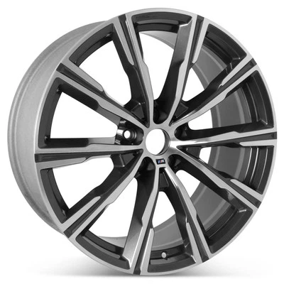 Llanta delantera 20" x 9" BMW X5 X6 2019 2020 2021 de fábrica OEM 86461 Foto 1 de 4