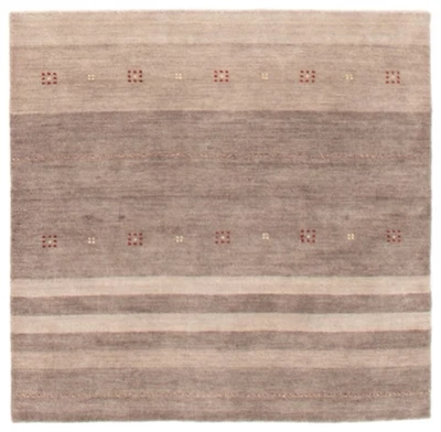 Hand loomed Area Rug 3'9" x 3'10" Traditional Wool Oriental Carpet - Image 1 of 4