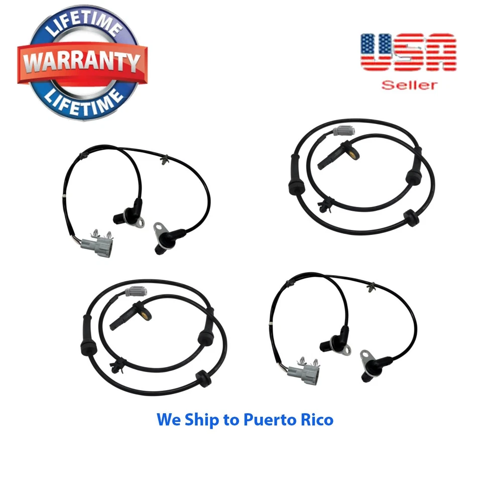 Sensor de velocidad 4 ABS delantero trasero derecho e izquierdo ajuste: Infinity FX35 y FX45 2003-2008 Foto 1 de 4