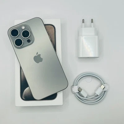 Apple iPhone 15 Pro - 128GB Grau - Wie Neu! 91% Kapazität! +100% Original Apple - Bild 1 von 4