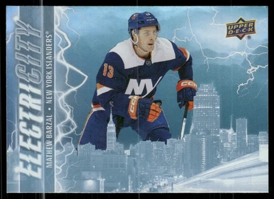 2024-25 Upper Deck #EC-3 Mathew Barzal ElectriCITY - Image 1 of 2