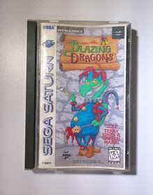 Blazing Dragons, Sega Saturn - Complete with Game, Case, Insts + Registration