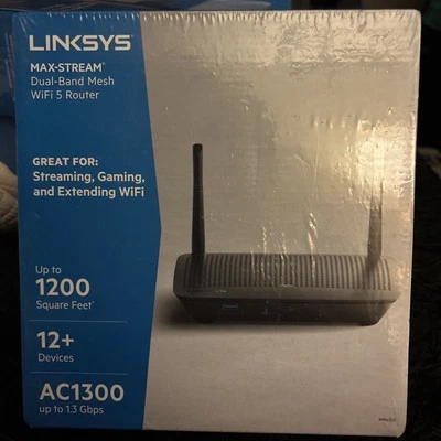 Linksys Mesh Wifi 5 Router Dual-Band 1,200 Sq. ft Coverage MR6350 AC1300 - Image 1 of 3