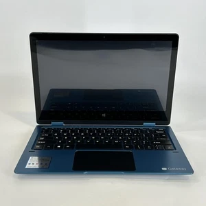 Microsoft Gateway 11.6 Blue HD TOUCH 1.1 GHz Celeron N4020 4GB 64GB SSD Good - Picture 1 of 14