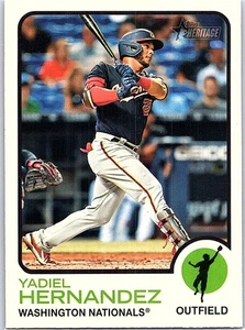 Topps Heritage 2022 - Yadiel Hernández #444 High Number SP - Imagen 1 de 2