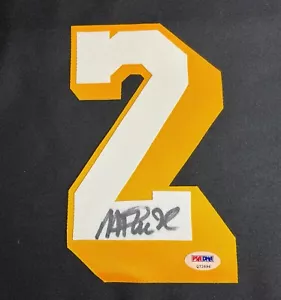 Magic Johnson Signed Purple Lakers Jersey Number Only 7 Inches #2 PSA Q72696 - Picture 1 of 3