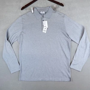 Neu mit Etikett Cesare Attolini Poloshirt Kaschmirmischung Herren US 46 EU 56 grau neu 579 $ - Bild 1 von 9