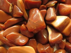 Twelve Red Opal Tumbled Stones 15-20mm Reiki Healing Crystals Childhood Trauma - Bild 1 von 1