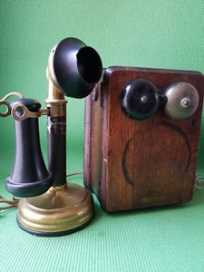 KELLOGG NON DIALCANDLES Telephone 1901-1908 & KELLOGG BOX - Picture 1 of 12