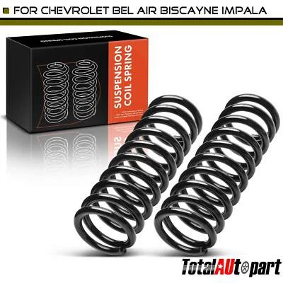 2x Coil Spring for Chevrolet Bel Air Biscayne Impala 1959-1964 Rear Left & Right - Image 1 of 4