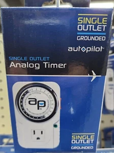 Autopilot Single Outlet  Analog Timer New - Picture 1 of 1