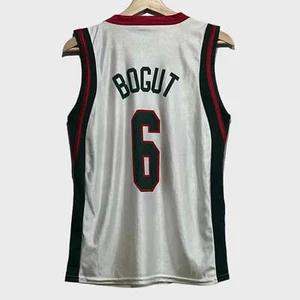 Vintage Andrew Bogut Milwaukee Bucks White NBA Basketball Jersey Youth XL YXL - Picture 1 of 5