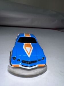 TYCO '79 Chevy Camaro, Blue / Orange / White,  Lighted Curve Hugger - Untested