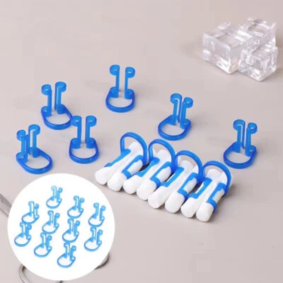 100Pcs Dental Disposable Cotton Roll Holder Blue Teeth Clip Holders dental tools - Image 1 of 4
