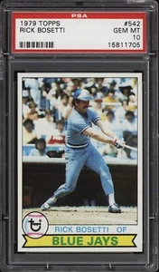 Tarjeta de béisbol Topps #542 1979 - Blue Jays - PSA 10 - 15811705 - - Imagen 1 de 2