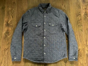 All Saints “Buckley” Overshirt / Shacket Quilted Blue BNWOT Immaculate RRP £89 - Picture 1 of 13