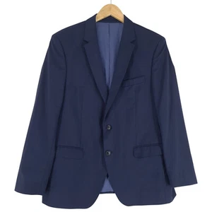 Bugatti Blazer Jacket Virgin Wool Blue Hl2 Size EU 50 UK/US 40 - Picture 1 of 9