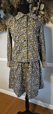 Vintage Custom Made 2 Piece Skirt Set - Image 1 of 4