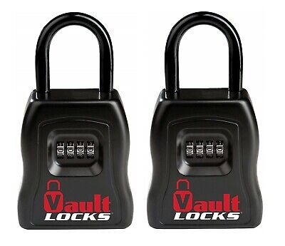 [2-PACK] Large & Heavy Duty Key Storage Set Your Combination Lock Box Hide-A-Key • 41.75£