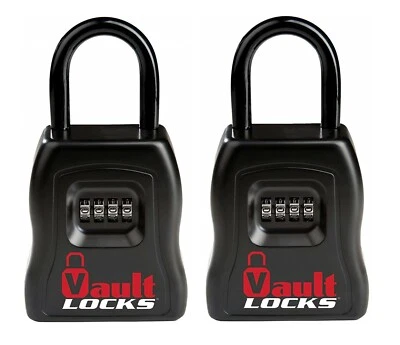 [2-PACK] Large & Heavy Duty Key Storage Set Your Combination Lock Box Hide-A-Key - Image 1 of 4