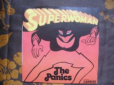 SP THE PANICS - Superwoman    Disques Carrere ‎– 49.014   France   (1972) - Photo 1/4