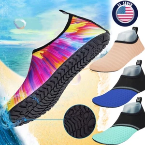 Water Sports Shoes Beach Barefoot Socks Quick-Dry Swim Aqua Surf Yoga Men Women - Picture 1 of 23