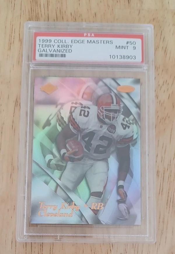 1999 Collector's Edge Masters #50 Terry Kirby Galvanized  0010/1000 PSA 9  - Image 1 of 4