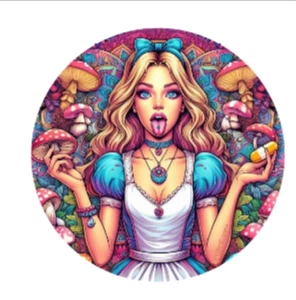 Lost Lands 2024 Alice In Wonderland Sticker ~ Barfool ~ Phone Laptop iPad trippy - Picture 1 of 1