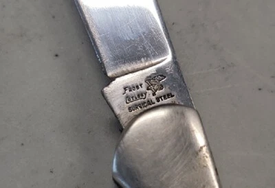 Vintage Frost Cutlery   Folding Knife Surgical Steel - Image 1 of 4