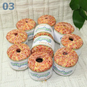 Sale New Lot of 10Ballsx50g High-quality Nylon Ladder Track Knitting Yarn Orange - Picture 1 of 10