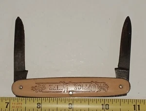 Vintage John Primble India Steel Works 2 Blade Pocket Knife Office Knife - Picture 1 of 6