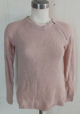 CHILDRENS PLACE Girl’s xl 14 Pink  Long Sleeve Open Cable Knit Sweater - Image 1 of 4