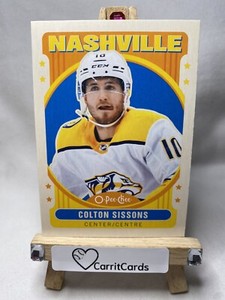 COLTON SISSONS 2022 O-Pee-Chee Hockey #282 OPC Retro Version Nashville