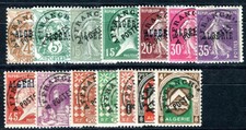 ALGERIE PREOS 1924 Yvert PREOS 1-10,13-16 ** POSTFRISCH TADELLOS (F4691