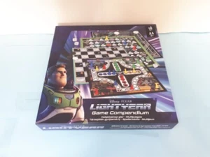Disney Pixar Toy Story Lightyear Board Game - 4 Games In 1 - Family Gaming - VGC - Picture 1 of 11