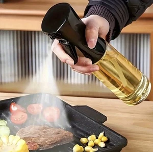 Ölsprüher für Speiseöl Ölzerstäuber Sprayer 200ml Heissluftfritteuse Airfryer - Bild 1 von 4