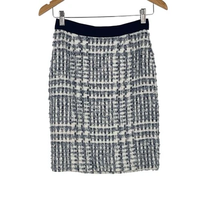 Falda Lápiz Kate Spade New York Para Mujer Kylie Tweed Metálica Boucle Talla 2 Foto 1 de 4