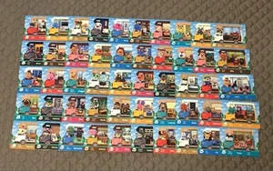 Nintendo Animal Crossing RV Welcome Amiibo Cards Juego Completo de 50 Tarjetas COMO NUEVO - Imagen 1 de 6