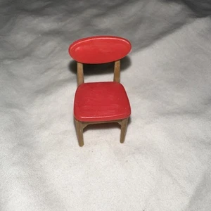 Vintage Stuhl Tisch Kunststoff Puppenhaus Möbel Ersatz - Bild 1 von 8