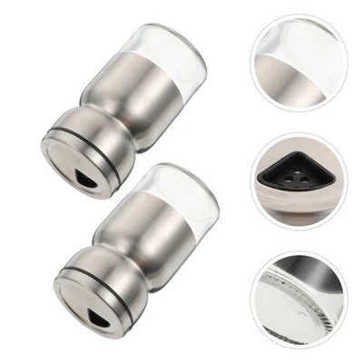  2 Pcs Barattolo Spezie Fornitura Cucina Contenitore Per Condimenti - Immagine 1 di 4