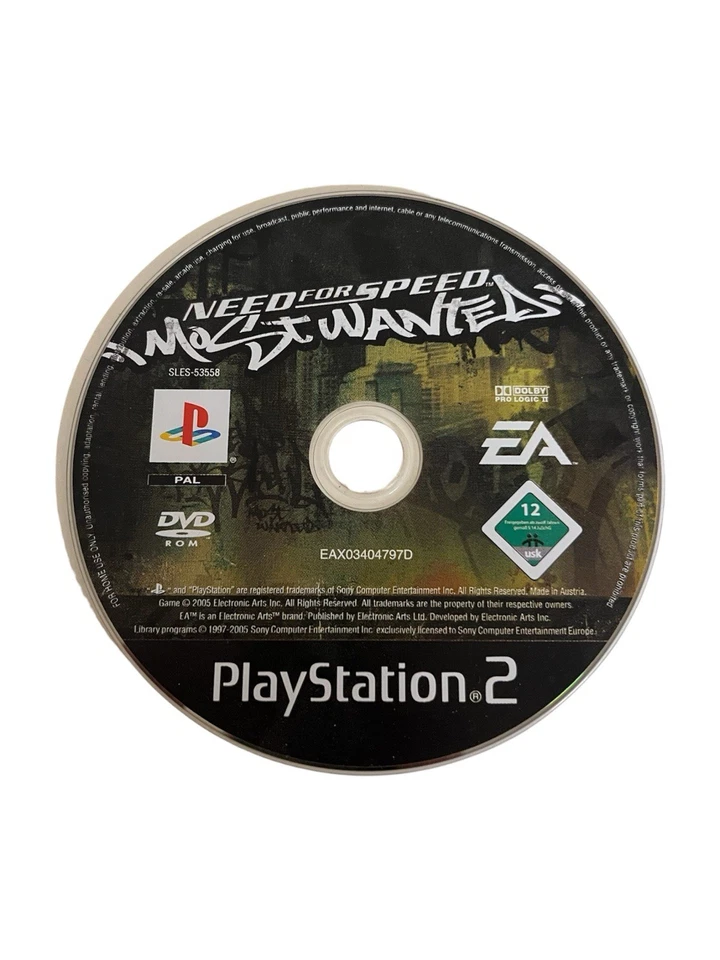 Need for Speed Most Wanted Sony Playstation 2 • PS2 • GUT • BLITZVERSAND🚀 - Bild 1 von 1