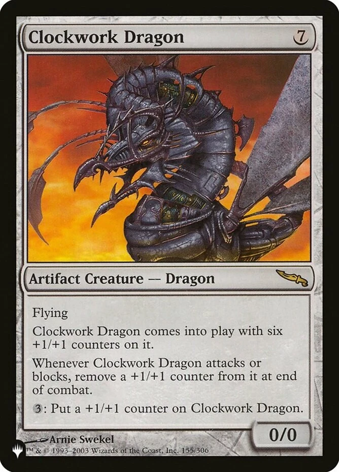 x1 Clockwork Dragon - The List - The List - NM - MTG - Image 1 of 1