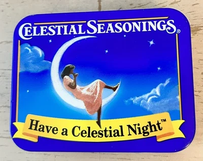 very collectible, Celestial seasonings, have a celestial night, Tea, Tin EUC - Image 1 of 3