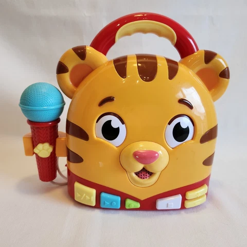 Daniel Tigers Neighborhood Sing Along Radio Recorder with Retractable Microphone Cover