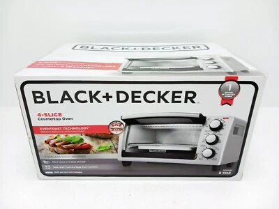 Horno tostador de convección encimera de 4 rebanadas BLACK+DECKER acero inoxidable - NUEVO Foto 1 de 4