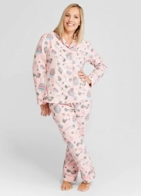 Juego de pijama Holiday Cat & Coffee Winter Wonderland Mommy & Me Target Wondershop Foto 1 de 4