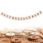 3.5M Happy Fall Burlap Banner for Thanksgiving Party Home Decoration