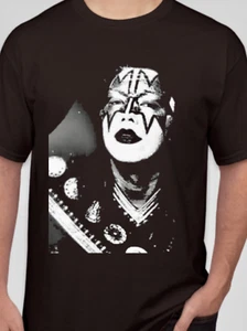 Vintage KISS Ace Frehley Cotton Short Sleeve Black Men T-shirt JU259 - Picture 1 of 3