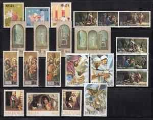 MALTA #B23-25, B27-29A, B38-44, B69-74 MINT LH - Picture 1 of 1